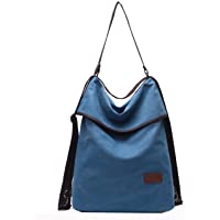 Travistar Bolsos Mujer Mochilas-Vintage Bolsos Bandolera Grandes Multifuncional Lona Tipo Casual